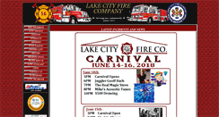 Desktop Screenshot of lakecityfire.org
