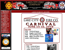 Tablet Screenshot of lakecityfire.org